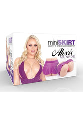 Star Stroker Mini Skirt – Alexis Monroe Pussy & Anus Masturbator (Vanilla) | Dual-Entry Realistic Male Stroker