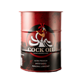 Cock Oil Water Based Lubricant Foil Packets - Collector's Edition Drum