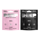DEEP Gummy Him & Hers | Fast-Acting Enhancement Gummies for Arousal, Stamina & Pleasure