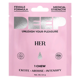 DEEP Chew Her female enhancement chew strawberry flavor