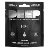 DEEP Chew Him male enhancement chew blue razz flavor