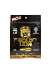 Gold Lion Enhancement Pill | Male Libido & Performance Capsule for Stamina, Arousal & Confidence