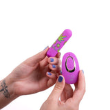 Mini vibrador tipo bala con control remoto Maia Jessi | 10 funciones, resistente al agua
