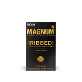 Magnum Ribbed Condoms | Larger Size, Deep Ribs & Enhanced Stimulation