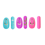 Mini vibrador tipo bala con control remoto Maia Jessi | 10 funciones, resistente al agua