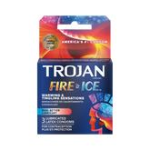 Trojan Fire & Ice Condoms | Warming & Tingling Dual-Action Sensation