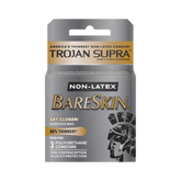 Trojan Supra BareSkin Non-Latex Condoms | Ultra Thin, Natural Feel & Latex-Free Protection