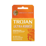 Trojan Ultra Ribbed Condoms | Intense Stimulation & Enhanced Sensitivity