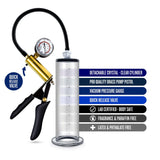 Performance - VX6 Vacuum Penis Pump With Brass Pistol & Pressure Gauge - PURE ENVY, LLC®