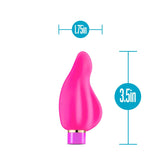 Aria By Blush® | Epic AF: Curved Fuchsia Silicone Vibrator with Powerful RumboTech™ Technology