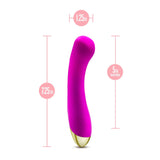 Aria By Blush® | Bangin' AF: Enhanced G-Spot Stimulation Purple Silicone Vibrator with Powerful RumboTech™ Technology