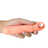 Aria By Blush® | Smokin' AF: Enhanced G-Spot Stimulation Coral Silicone Vibrator with Powerful RumboTech™ Technology