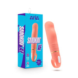 Aria By Blush® | Smokin' AF: Enhanced G-Spot Stimulation Coral Silicone Vibrator with Powerful RumboTech™ Technology