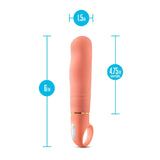 Aria By Blush® | Smokin' AF: Enhanced G-Spot Stimulation Coral Silicone Vibrator with Powerful RumboTech™ Technology