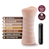 M For Men By Blush® | Rain Realistic Vanilla Vibrating Masturbator / Stroker - PURE ENVY, LLC®