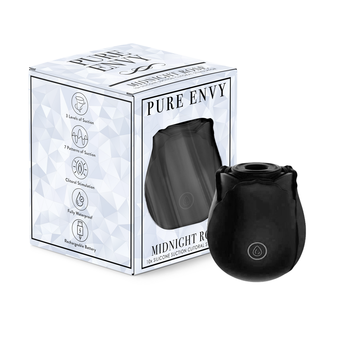Petal Pleasure Rose Toy Premium Clitoral Suction Vibrator & Oral Sex Simulator Petal Pleasure Rose Toy Premium Clitoral Suction Vibrator & Oral Sex Simulator