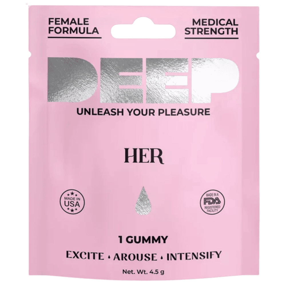 DEEP Gummy Him & Hers | Fast-Acting Enhancement Gummies