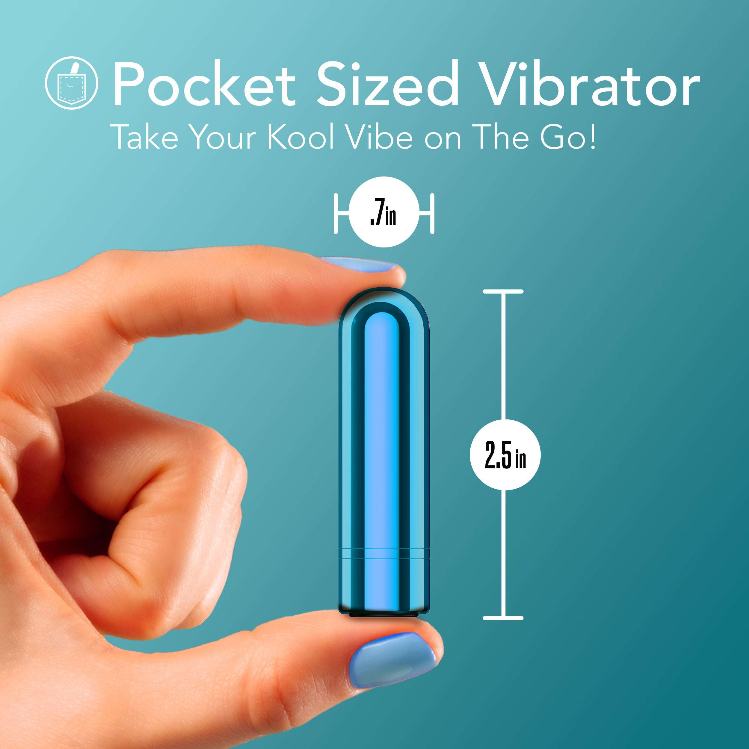 Kool Vibes - Bullet Vibrator - Blueberry