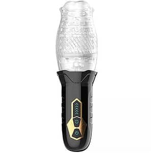 Luv Ya Bellucci Automatic Male Masturbator | Hands-Free Thrusting, Suction & Intense Textured Sleeve
