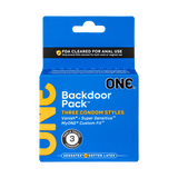 ONE Backdoor Condoms | Extra Lubricated, Stronger Latex & Designed for Anal Comfort