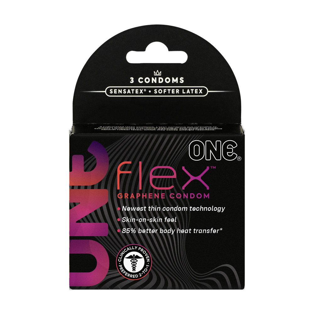 ONE Flex Graphene Condoms | Graphene-Infused, Ultra-Thin & High-Tech Protection