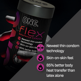 ONE Flex Graphene Condoms | Graphene-Infused, Ultra-Thin & High-Tech Protection