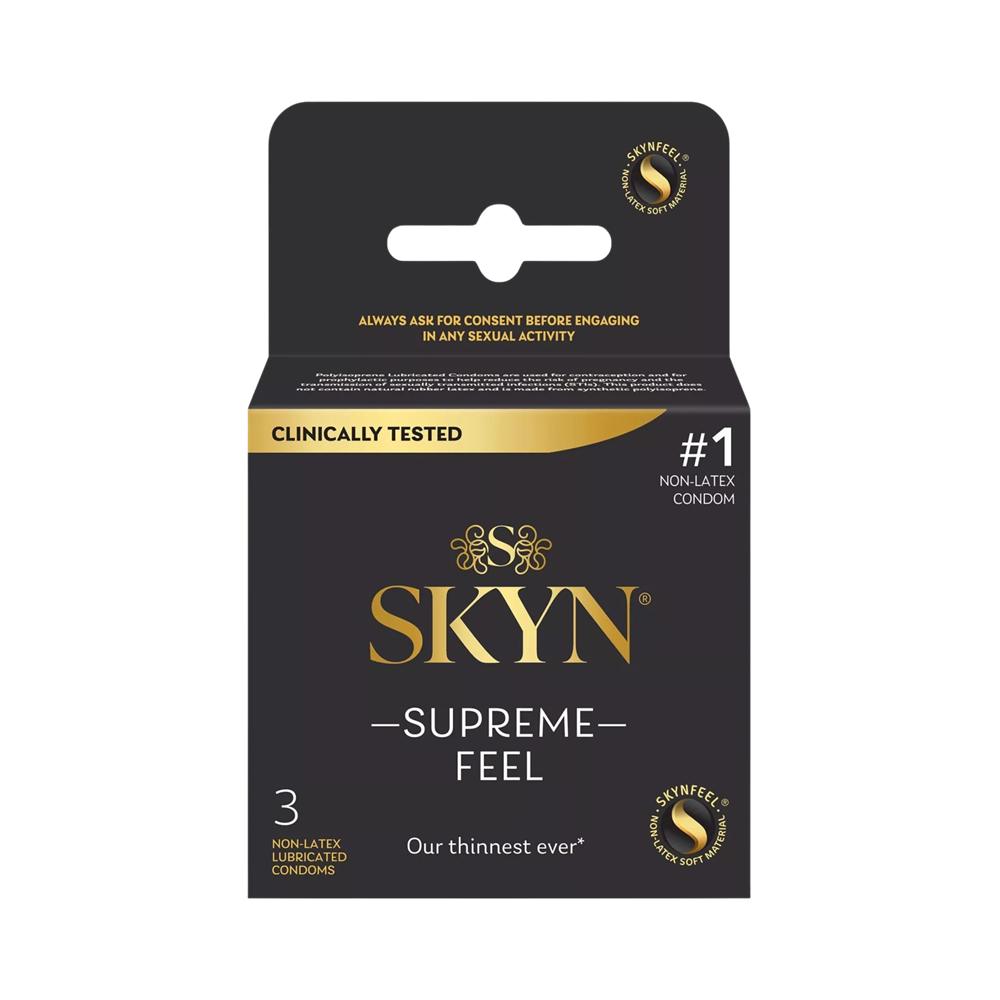 SKYN Supreme Feel Condoms | Non-Latex, Ultra-Soft & Natural Sensation
