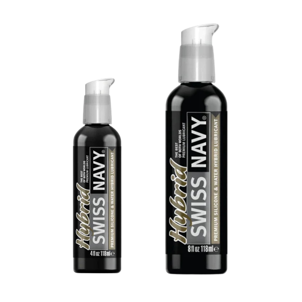 Swiss Navy Hybrid Lubricant | Silky Water-Silicone Blend for Long-Lasting Glide