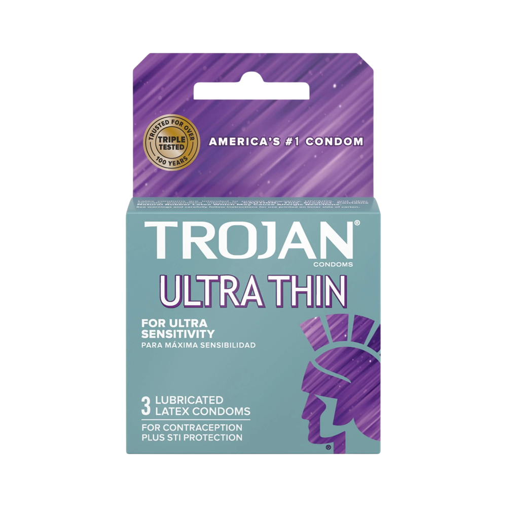 Trojan Ultra Thin Condoms | Enhanced Sensitivity & Reliable Protection