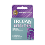 Trojan Ultra Thin Condoms | Enhanced Sensitivity & Reliable Protection