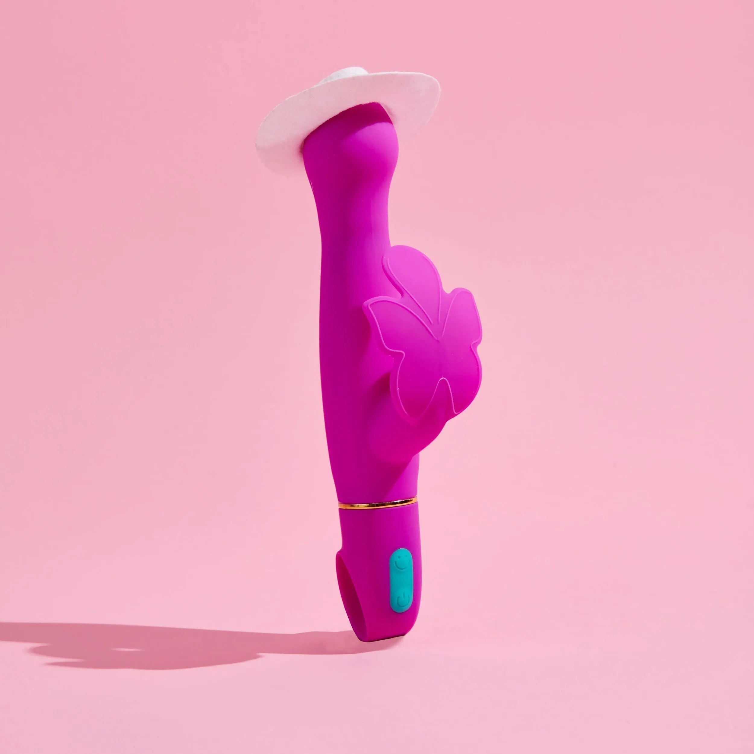 Aria By Blush® | Naughty AF: Clitoris Stimulator Plum Silicone Vibrator with Powerful RumboTech™ Technology
