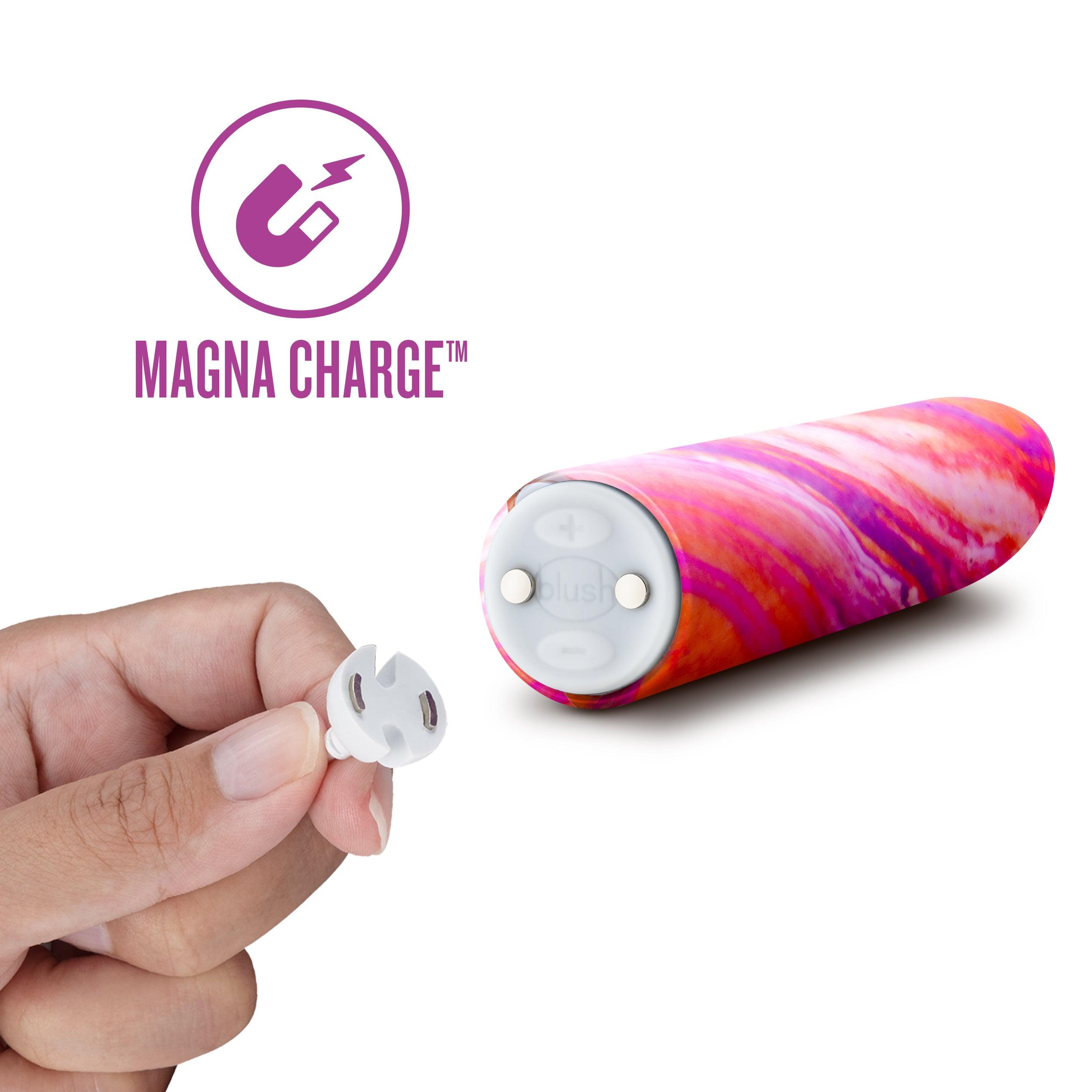 Limited Addiction By Blush® | Fiery Power Vibe Coral Vibrator with Powerful RumboTech™ Technology - PURE ENVY, LLC®