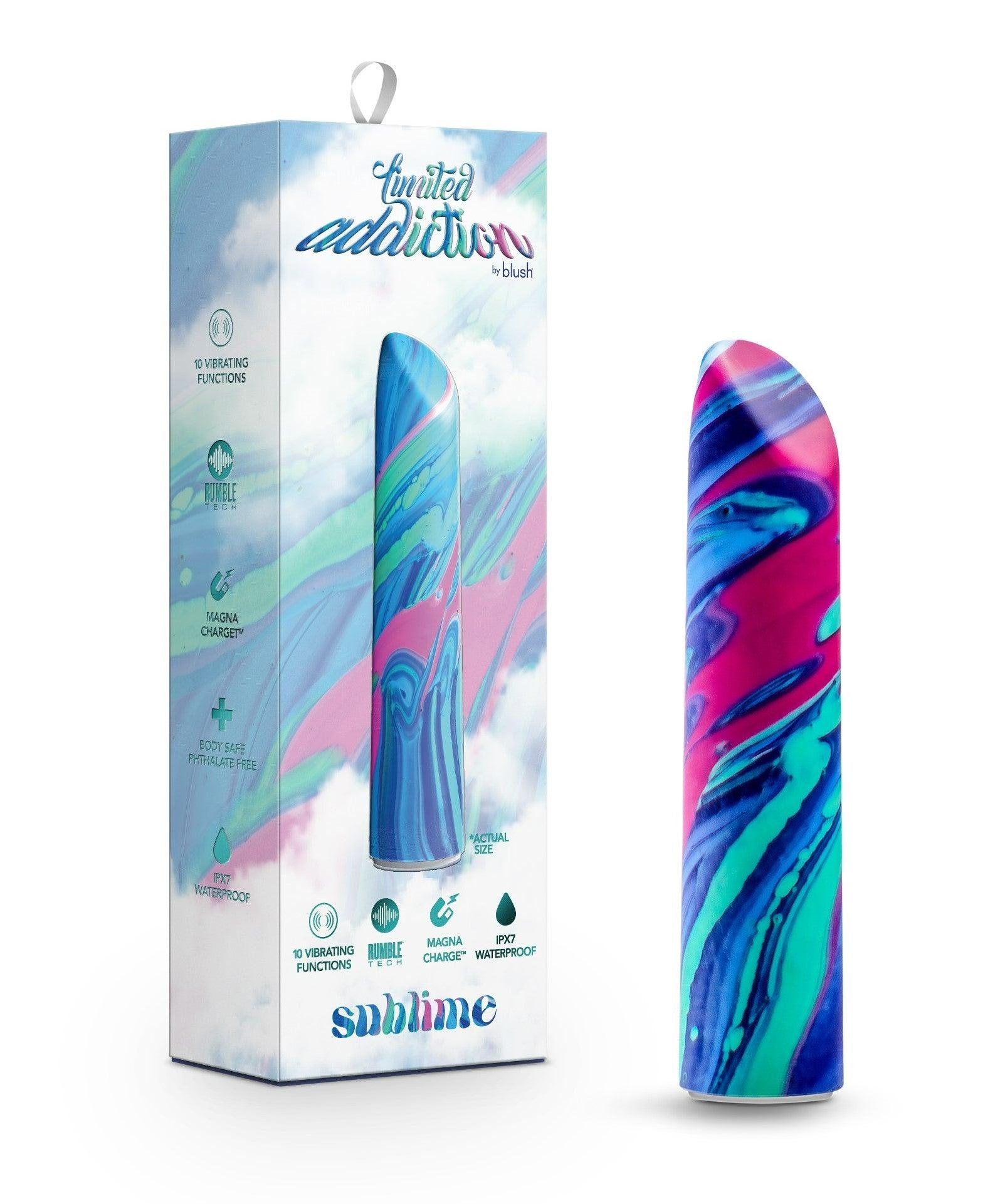 Limited Addiction By Blush® | Sublime Power Vibe Alexandrite Vibrator with Powerful RumboTech™ Technology - PURE ENVY, LLC®