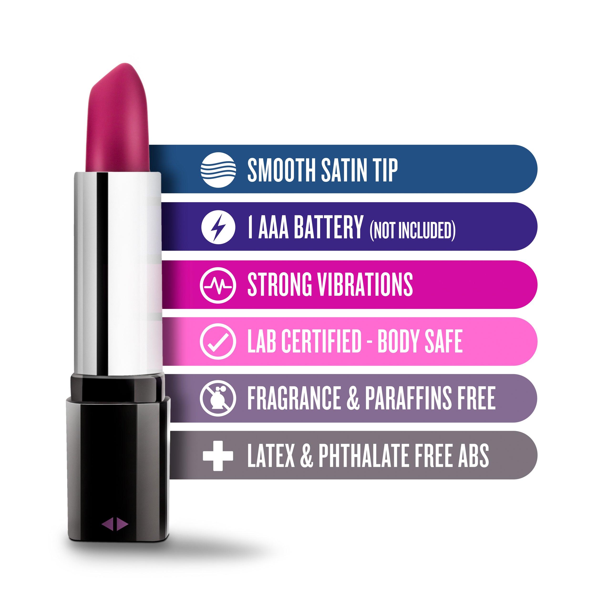 Rose - Lipstick Vibe - Black - PURE ENVY, LLC®