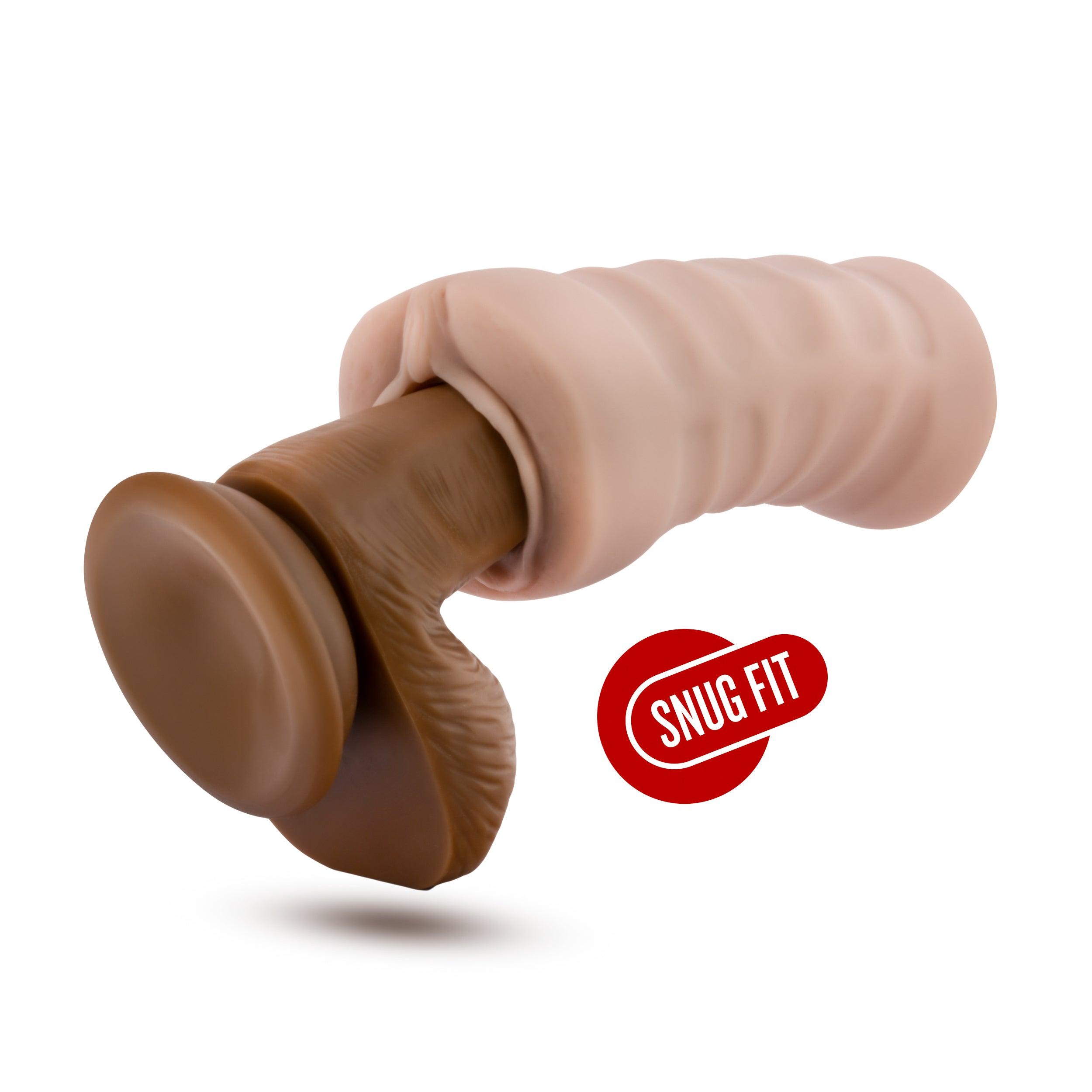 M For Men By Blush® | Ashley Realistic Vanilla Vibrating Masturbator / Stroker - PURE ENVY, LLC®
