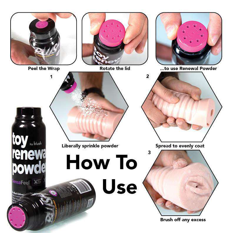 Blush Sex Toy Renewal Powder | PURE ENVY, LLC Blush Sex Toy Renewal Powder | PURE ENVY, LLC