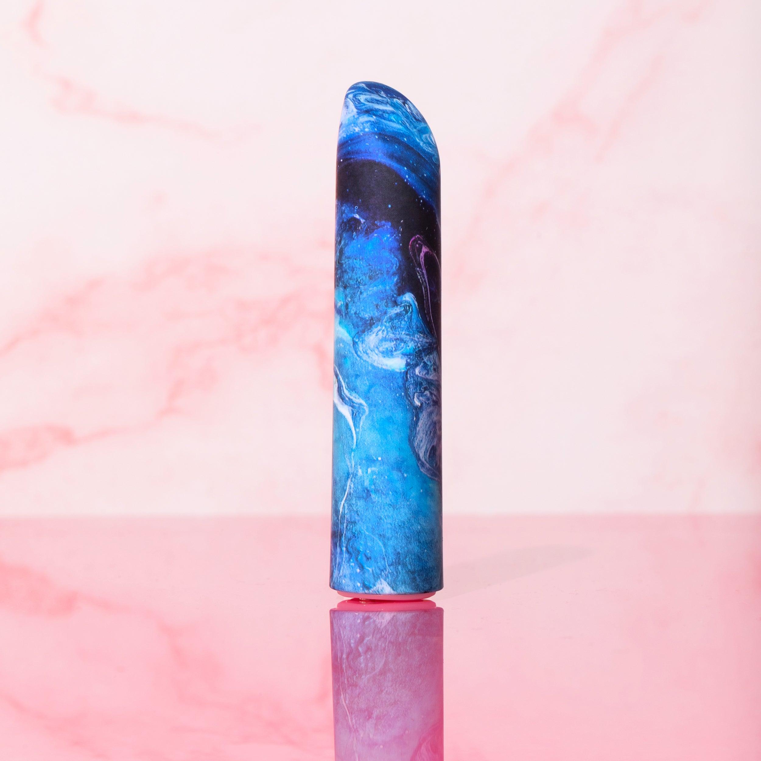 Limited Addiction By Blush® | Mesmerize Power Vibe Azure Vibrator with Powerful RumboTech™ Technology - PURE ENVY, LLC®