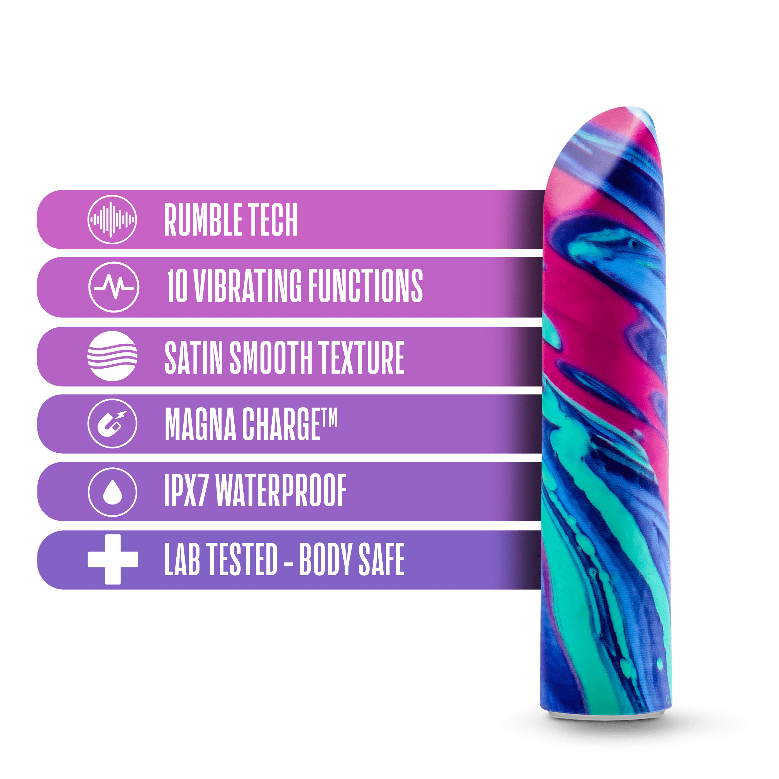 Limited Addiction By Blush® | Sublime Power Vibe Alexandrite Vibrator with Powerful RumboTech™ Technology - PURE ENVY, LLC®