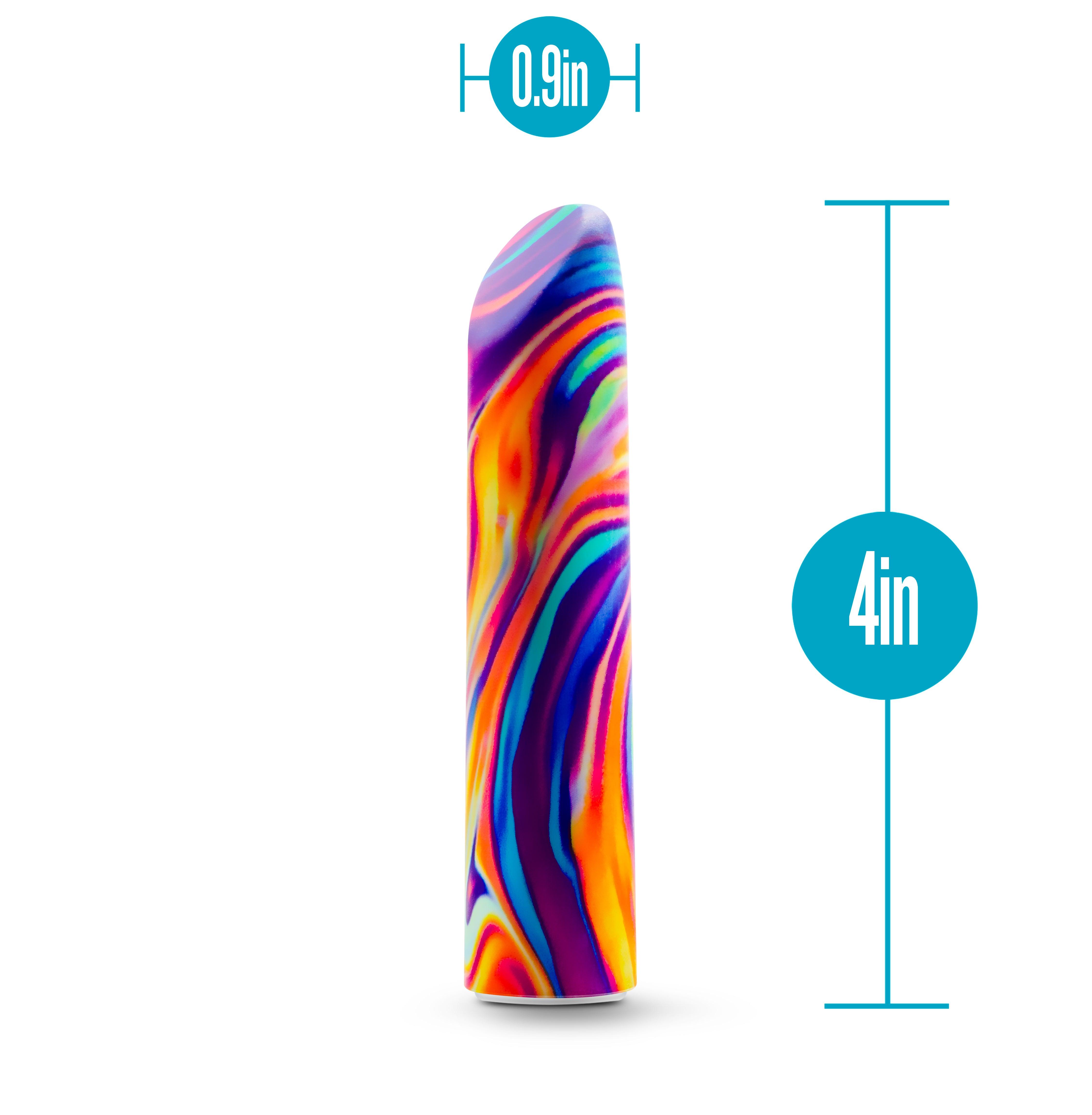 Limited Addiction By Blush® | Psyche Power Vibe Rainbow Vibrator with Powerful RumboTech™ Technology - PURE ENVY, LLC®