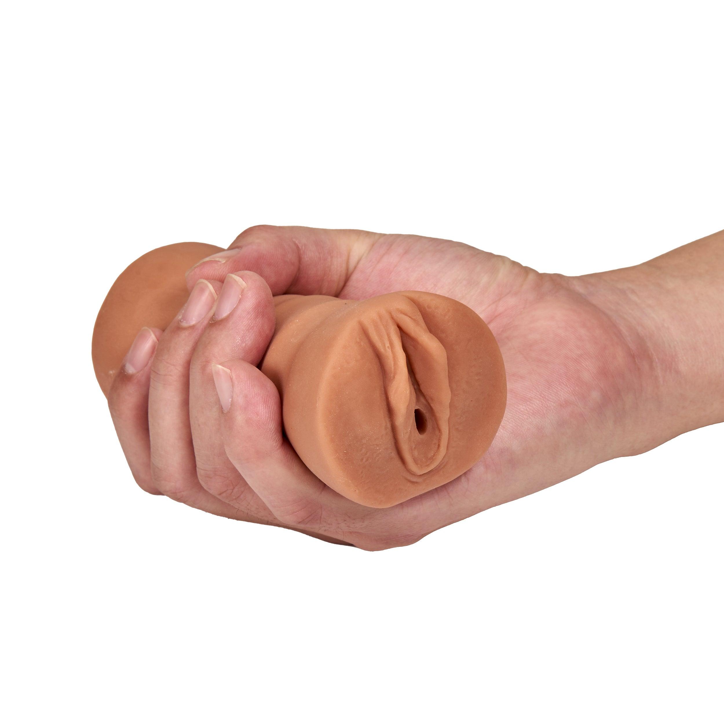M For Men By Blush® | Julieta Realistic Mocha Vibrating Masturbator / Stroker - PURE ENVY, LLC®