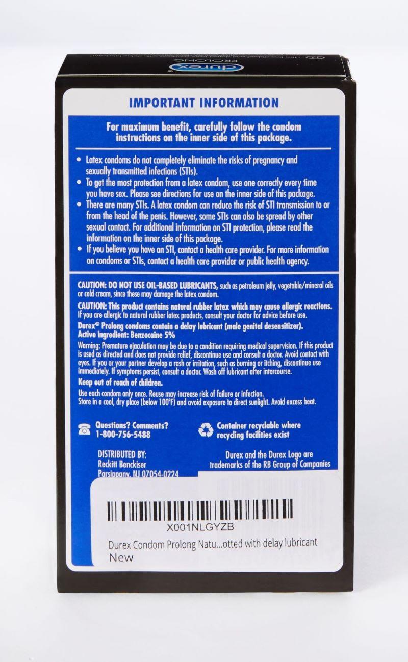 Durex Prolong 12 ct - PURE ENVY, LLC®