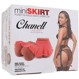 Chanell Heart Mini Skirt Pussy & Anus Masturbator | Dual-Entry Realistic Male Stroker With Tight Textured Tunnels