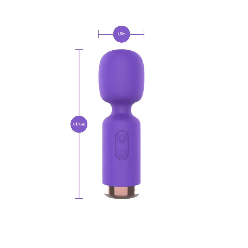 Pure Envy Mini Flex Waterproof Silicone Pocket Vibrator | Multi-Speed Compact Clitoral Massager Pure Envy Mini Flex Waterproof Silicone Pocket Vibrator | Multi-Speed Compact Clitoral Massager