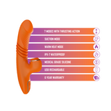 Tiffany - Heated Thrusting Rabbit G-Spot Vibrator