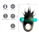 ZIGGY POT LEAF USB Rechargeable Vibrating Erection Enhancer Ring 420 Series